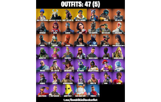 UNIQUE - Royale Bomber, Omega [47 Skins, 34 Axes, 44 Emotes, 51 Gliders and MORE!]