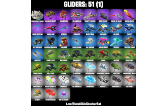 UNIQUE - Royale Bomber, Omega [47 Skins, 34 Axes, 44 Emotes, 51 Gliders and MORE!]