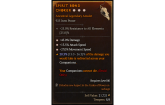 Legendary Amulet[*27 MS | *13.5 ATKSPD | *45 DMG]