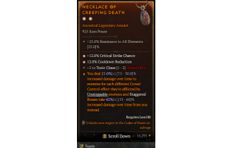 Legendary Amulet[*12 CDR | *12 Crit]