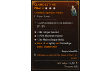 Legendary Amulet[Rogue | *3 Malice | *27 MS]