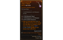 Legendary Amulet[*27 MS | *12 CDR | *15 ResistAll]