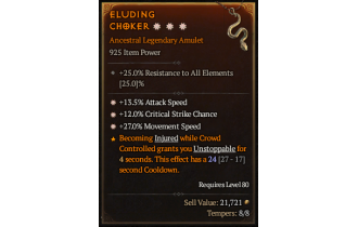 Legendary Amulet[*27 MS | *12 Crit | *13.5 ATKSPD]