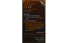 Legendary Gloves[ChainLightning | *4 ChainLightning | *12 Crit | 49 DMG_Crit]