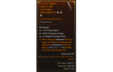 Legendary Gloves[RapidFire | *4 RapidFire | *13.5 ATKSPD | *90 DMG_Overpower]