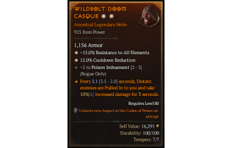 Legendary Helm[*12 CDR | *15 ResistAll]