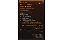 Legendary Helm[*12 LHC | *2625 Armor | *135 INT]