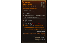 Legendary Boots[Barbarian | *4 WarCry | *2625 Armor | *135 STR]