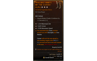 Legendary Boots[*27 MS | *2625 Armor | *1310 Life]