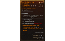 Legendary Boots[Sorcerer | *4 BallLightning | *135 INT | *1310 Life]