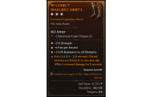 Legendary Boots[*15 ResistAll | *6 FpS | *135 STR]