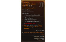 Legendary Boots[Necromancer | *27 MS | *135 INT | 2 SkelWarrior]