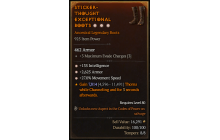 Legendary Boots[*27 MS | *2625 Armor | *135 INT]