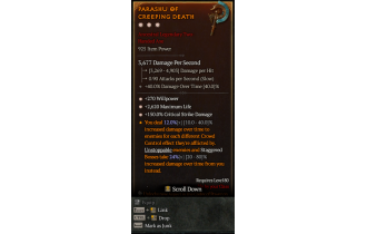 Legendary Two-Handed Axe[*150 DMG_Crit | *270 WP | *2620 Life]