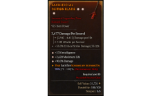 Legendary Two-Handed Sword[*90 DMG | *270 INT | *2620 Life]