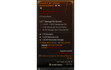 Legendary Two-Handed Axe[*120 DMG_Vulnerable | *270 STR | *2620 Life]