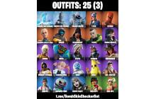 UNIQUE - Lynx,   Peely  [25 Skins, 20 Axes, 24 Emotes, 20 Gliders and MORE!]