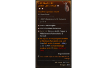 Legendary Amulet[*12 CDR | *13.5 ATKSPD | *36 LH:Vulnerable]