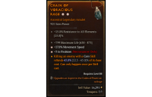 Legendary Amulet[Necromancer | *3 Evulsion | *27 MS | 799 Life]