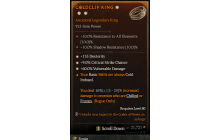 Legendary Ring[*9 Crit | *60 DMG_Vulnerable | *135 DEX]