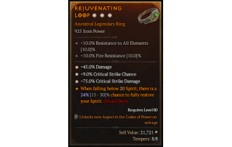 Legendary Ring[*9 Crit | *75 DMG_Crit | *45 DMG]