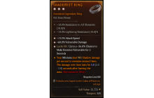 Legendary Ring[*13.5 ATKSPD | *36 LH:Vulnerable | *60 DMG_Vulnerable]