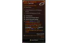 Legendary Ring[*9 Crit | *60 DMG_Vulnerable | *135 DEX]