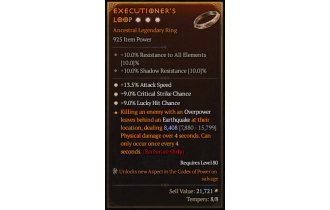 Legendary Ring[*9 Crit | *13.5 ATKSPD | *9 LHC]