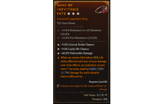 Legendary Ring[*9 Crit | *9 LHC | *60 DMG_Vulnerable]