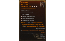 Legendary Helm[*6 MpS | *1310 Life | *242 LpS]