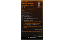 Legendary Chest Armor[*6 MpS | *135 INT]