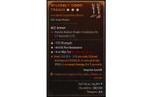 Legendary Boots[Barbarian | *4 WarCry | *135 STR | *60 FR]