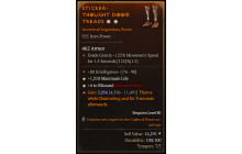 Legendary Boots[Sorcerer | *4 Blizzard | *1310 Life | 80 INT]