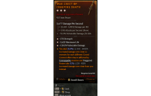 Legendary Polearm[*120 DMG_Vulnerable | *270 STR | *2620 Life]