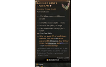 Banished Lord's Talisman[*DMG 60 | *3 CoreSkills | 8 ATKSPD | 10 %Life | 54 DMG_Overpower]