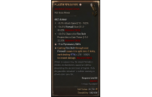 Flameweaver[*DMG 97 | *3 Pyromancy | 21 CT: Firebolt | 35 FirewallSize | 8.5 ATKSPD]