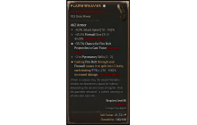 Flameweaver[*DMG 97 | *34 CT: Firebolt | 2 Pyromancy | 44 FirewallSize | 8 ATKSPD]