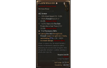 Flameweaver[*DMG 97 | *3 Pyromancy | 15 CT: Firebolt | 39 FirewallSize | 7 ATKSPD]