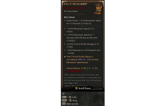 Esu's Heirloom[*CRIT 40 | 18 MS | 63 DMG_Crit | 10 MSEK | 9 ResistAll]