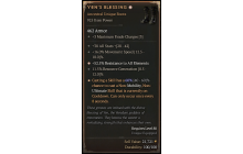 Yen's Blessing[*UNIQUE 60 | *52.5 ResistAll | 16 MS | 11.5 RG | 38 ALL]