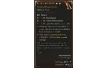 Fists of Fate[*DMG 290 | *13 Crit | *13 ATKSPD | 16.3 LHC | 25.6 LH:CC]