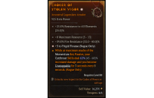 Legendary Amulet[Rogue | *3 FrigidFinesse | 8 MR | 39 FR]