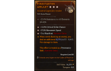 Legendary Amulet[Sorcerer | *3 Hoarfrost | *27 MS | *12 Crit]