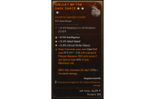 Legendary Amulet[*12 Crit | *13.5 ATKSPD | *10.9% INT]