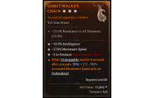 Legendary Amulet[Necromancer | *3 Evulsion | *27 MS | *10.9% INT]