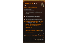 Legendary Amulet[Rogue | *3 WeaponMastery | *12 Crit | *12 LHC]