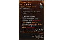 Legendary Amulet[Sorcerer | *3 GlassCannon | *12 Crit | *20 MR]