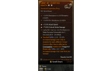 Legendary Ring[*13.5 ATKSPD | *75 DMG_Crit | 22.5 LH:Vulnerable]