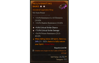 Legendary Ring[*9 Crit | *75 DMG_Crit | 36 PR]