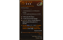 Legendary Ring[*9 LHC | *36 LH:Vulnerable | *75 DMG_Crit]